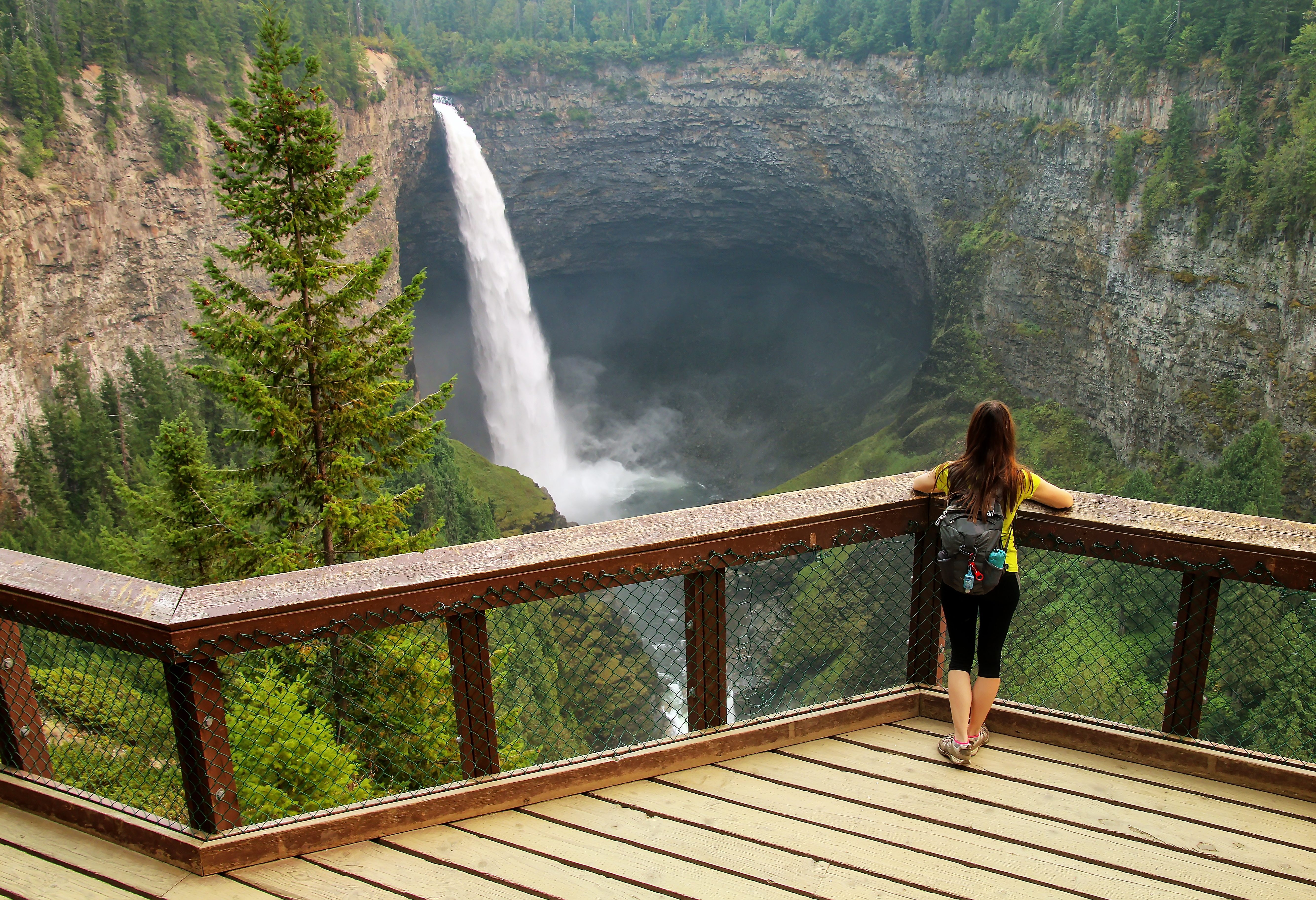 Helmcken Falls Wells Gray Provincial Park Canada